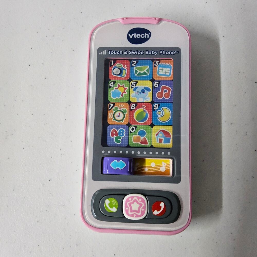 VTech Little Smart Soft Songs‎ Baby Phone Touch and Swipe Phone Pretend Play